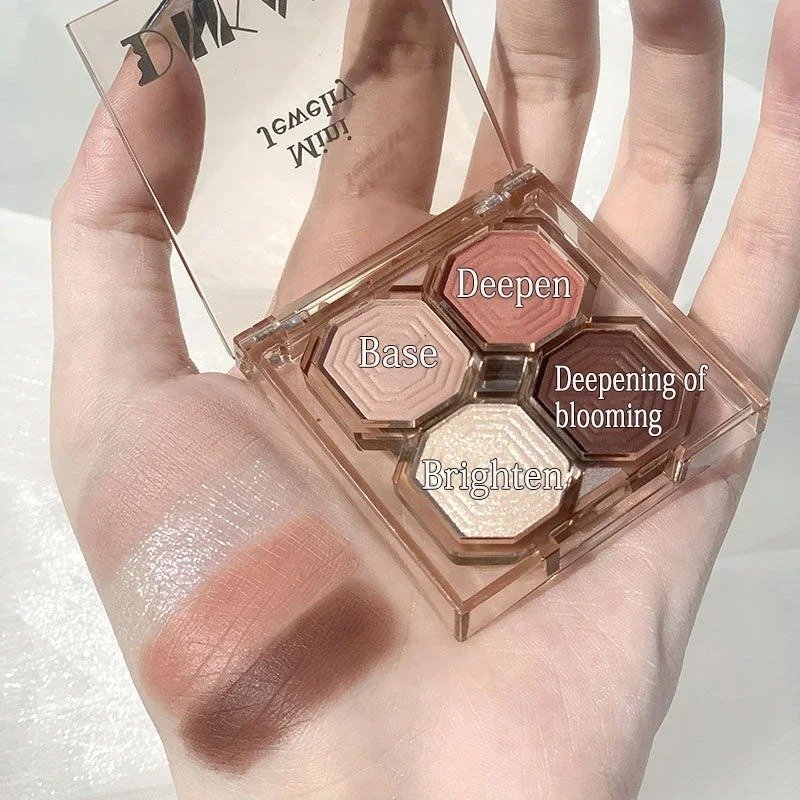 DIKALU Luminous Glittery Matte Eyeshadow Palette - Image 5