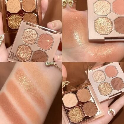 DIKALU Luminous Glittery Matte Eyeshadow Palette