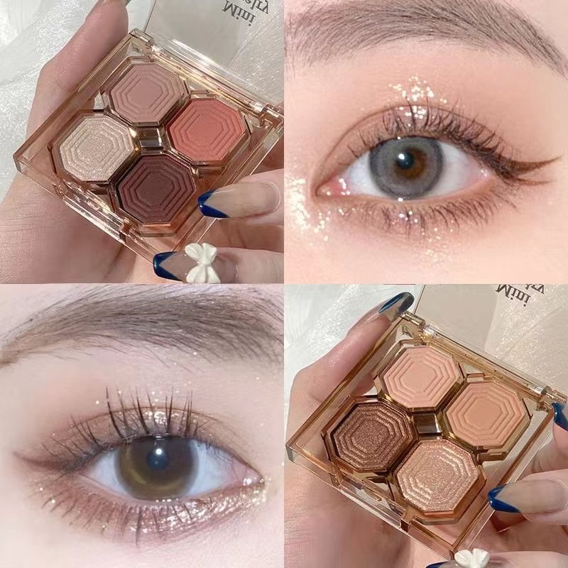 DIKALU Luminous Glittery Matte Eyeshadow Palette - Image 12