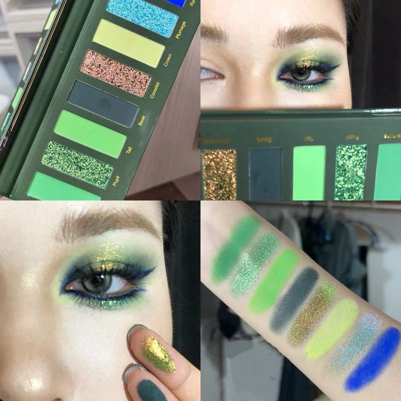HERORANGE Eight-color Dream Oil Painting Style Radiant Eyeshadow Palette - Image 5