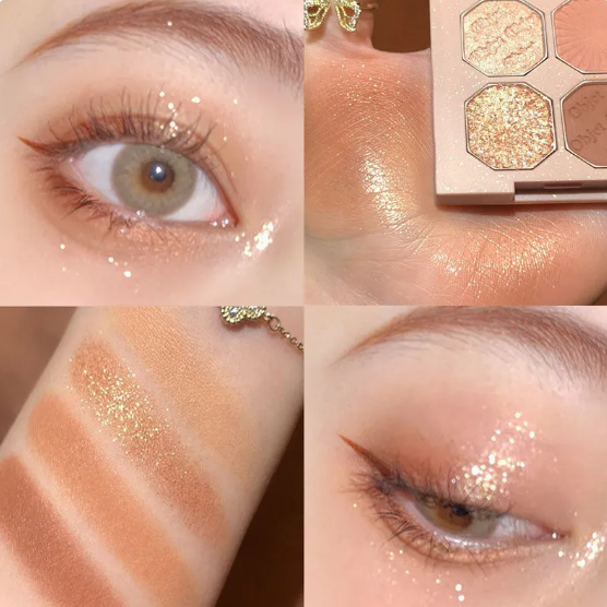 DIKALU Luminous Glittery Matte Eyeshadow Palette - Image 4