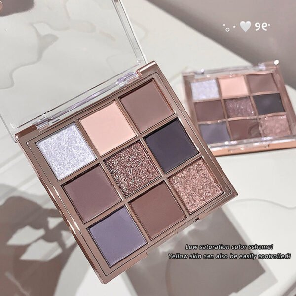 A641256caad6f4c778e78060f2be888ffu GEGE BEAR Nude Neutral Luminous Foggy Pearlscent Eyeshadow Palette