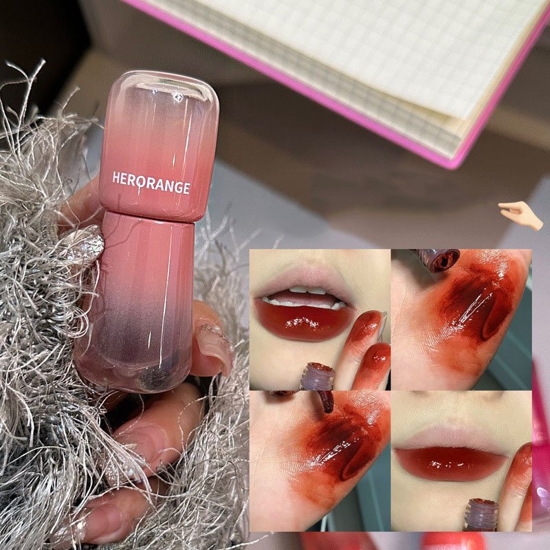 HERORANGE Smokey Water Light Lipglaze - Image 5
