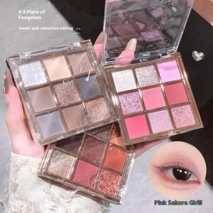 GEGE BEAR Nude Neutral Luminous Foggy Pearlscent Eyeshadow Palette
