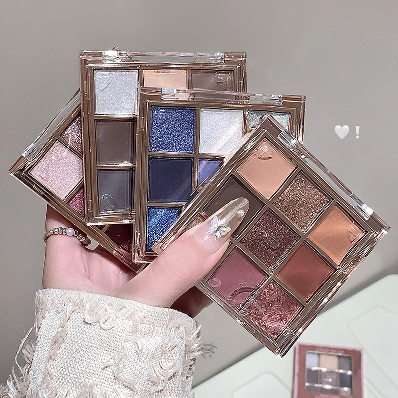 GEGE BEAR Nude Neutral Luminous Foggy Pearlscent Eyeshadow Palette - Image 12