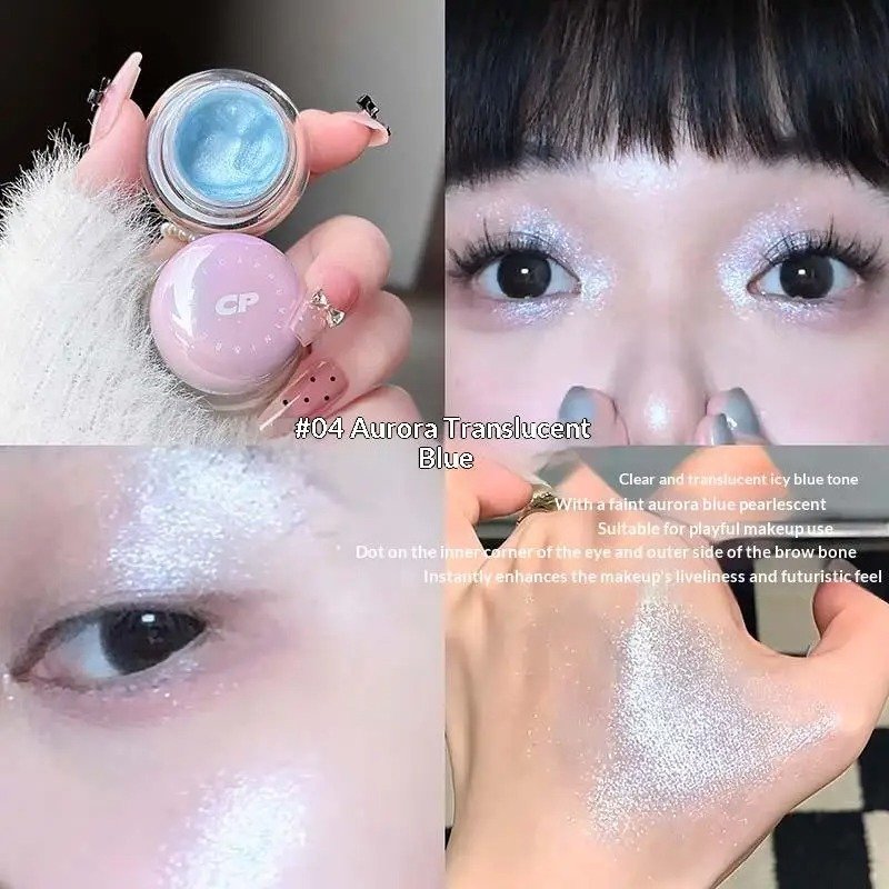 CAPPUVINI Ultra Fine Pearlscent Glitter Cream Highlighter - Image 6