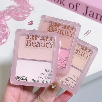 DIKALU Two Tone Powder Matte Highlight Palette