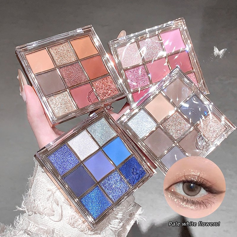 GEGE BEAR Nude Neutral Luminous Foggy Pearlscent Eyeshadow Palette - Image 2