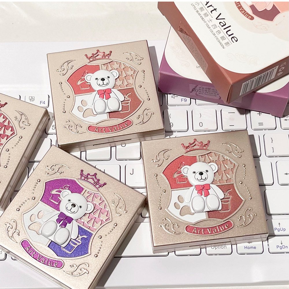 ART VALUE Little Bear Knight Sparkling Eyeshadow Palette - Image 4