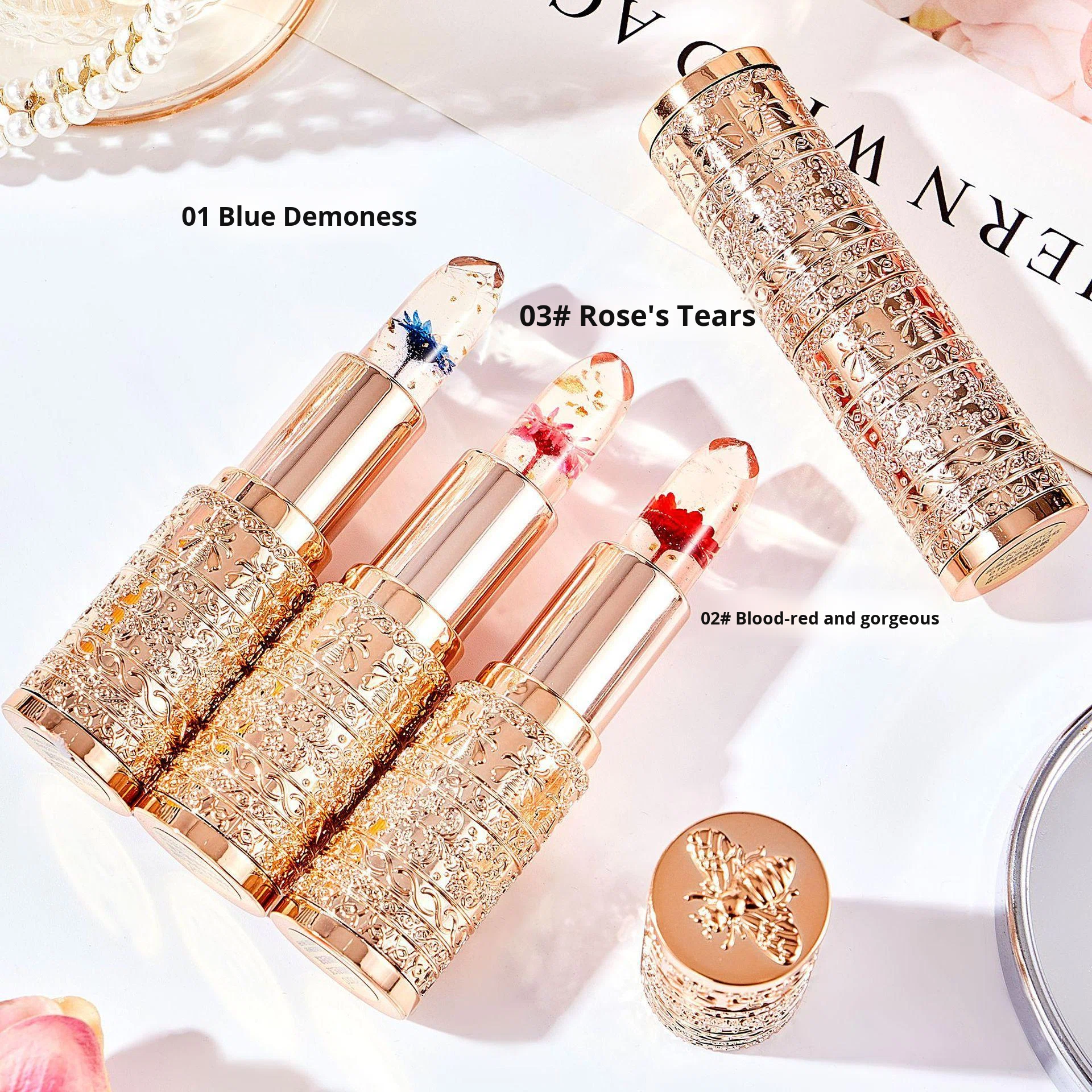 XROLAND Petal Jelly Color Changing Lipstick - Image 2