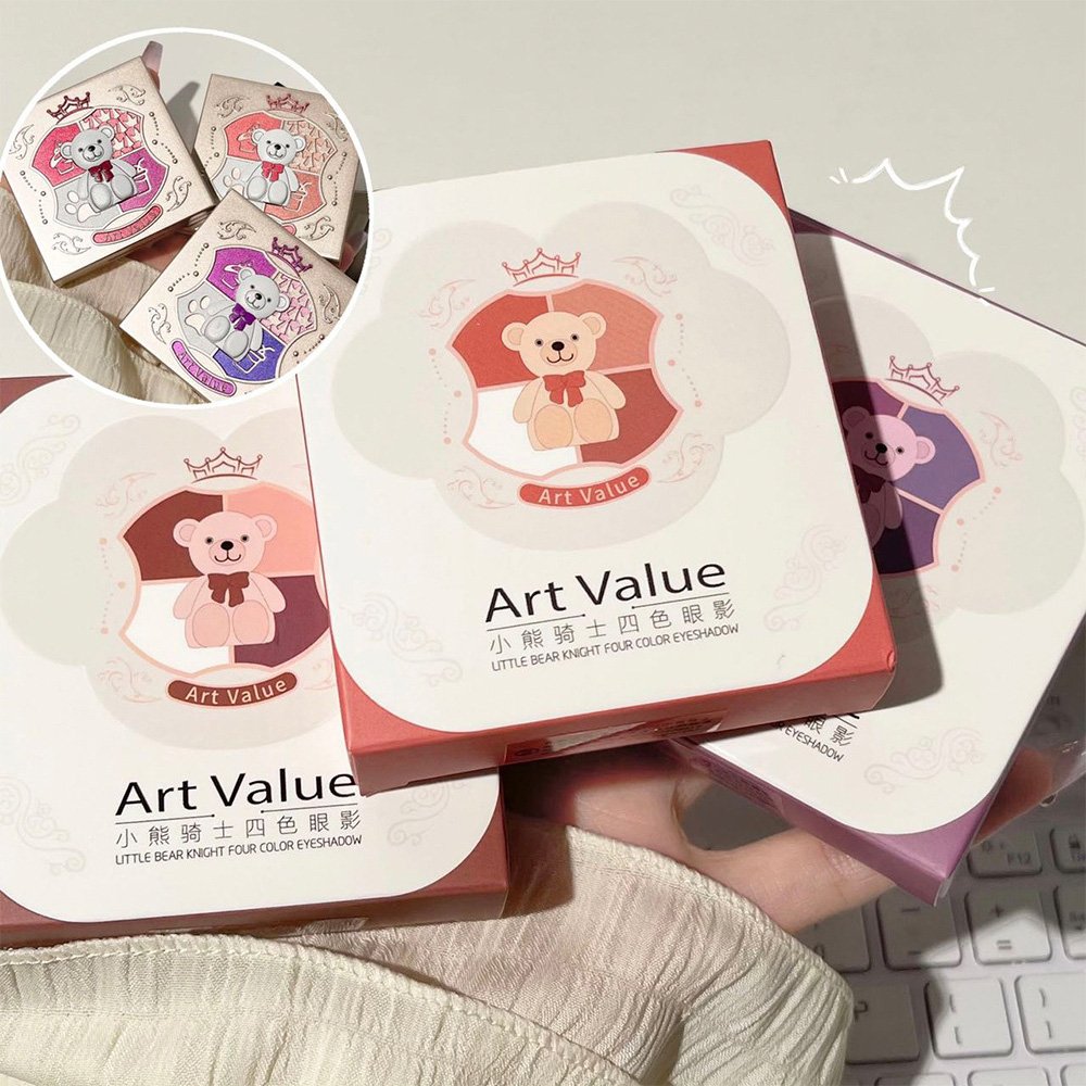ART VALUE Little Bear Knight Sparkling Eyeshadow Palette - Image 7