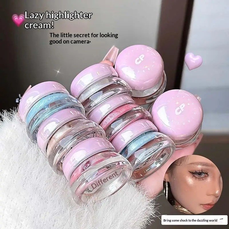 CAPPUVINI Ultra Fine Pearlscent Glitter Cream Highlighter - Image 8