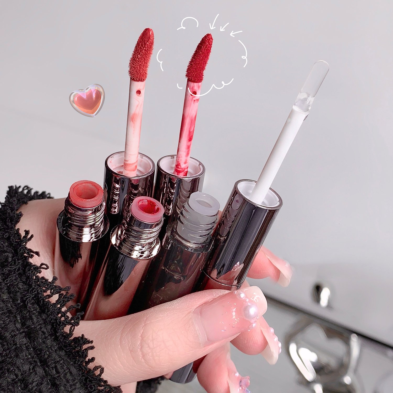 Double End Velvet Mirror Jelly Lipglaze - Image 2