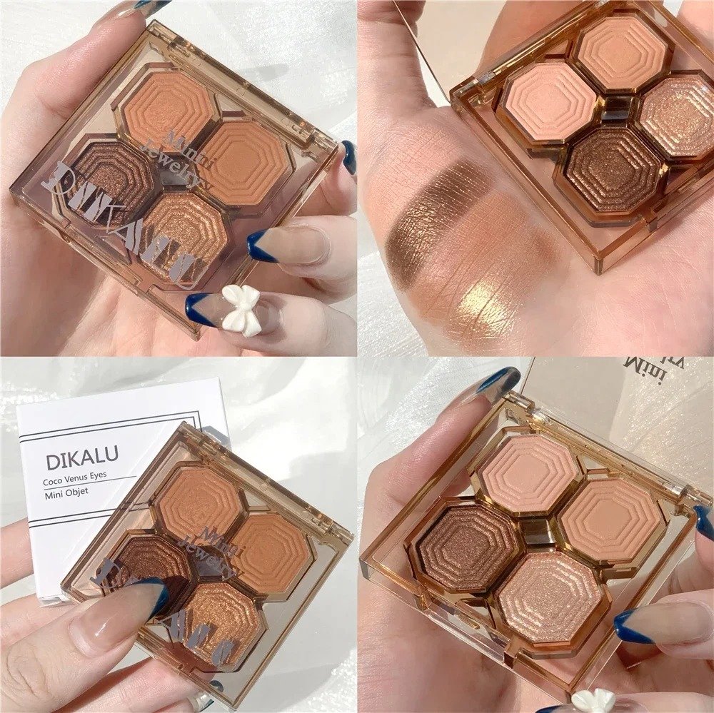 DIKALU Luminous Glittery Matte Eyeshadow Palette - Image 9
