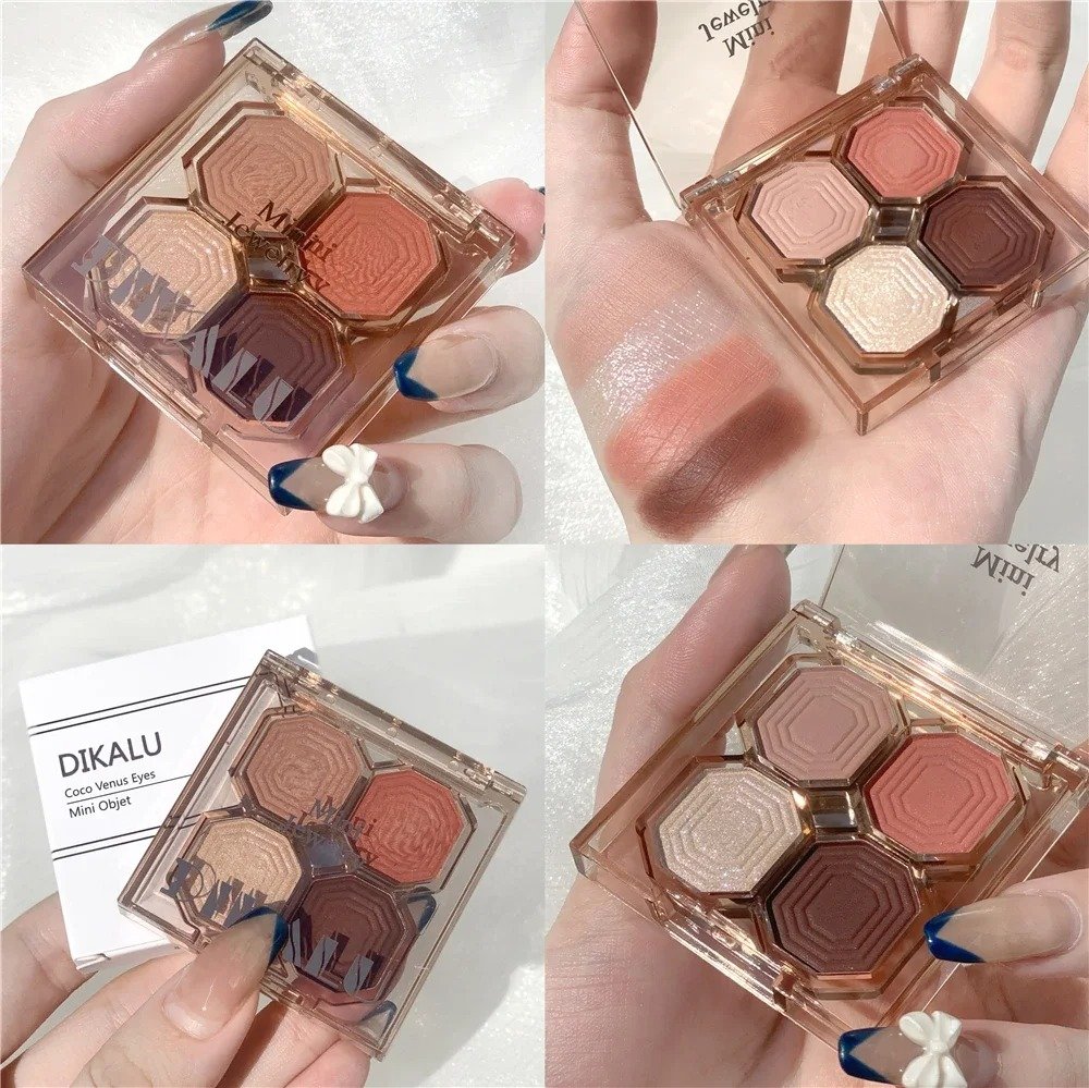 DIKALU Luminous Glittery Matte Eyeshadow Palette - Image 10