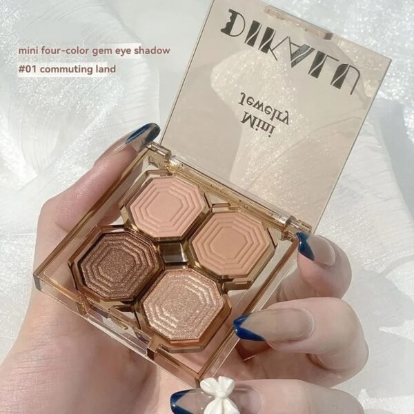 DIKALU Luminous Glittery Matte Eyeshadow Palette