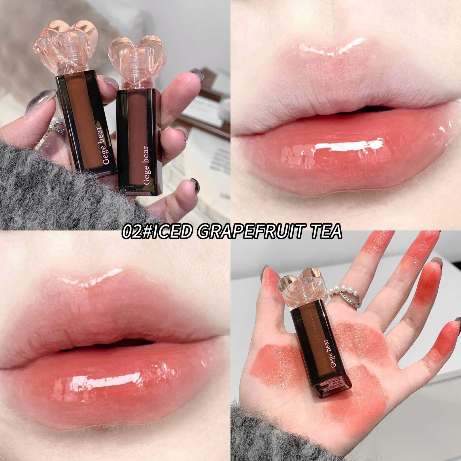 GEGEBEAR Sweetheart translucent moisturizing lip glaze - Image 2
