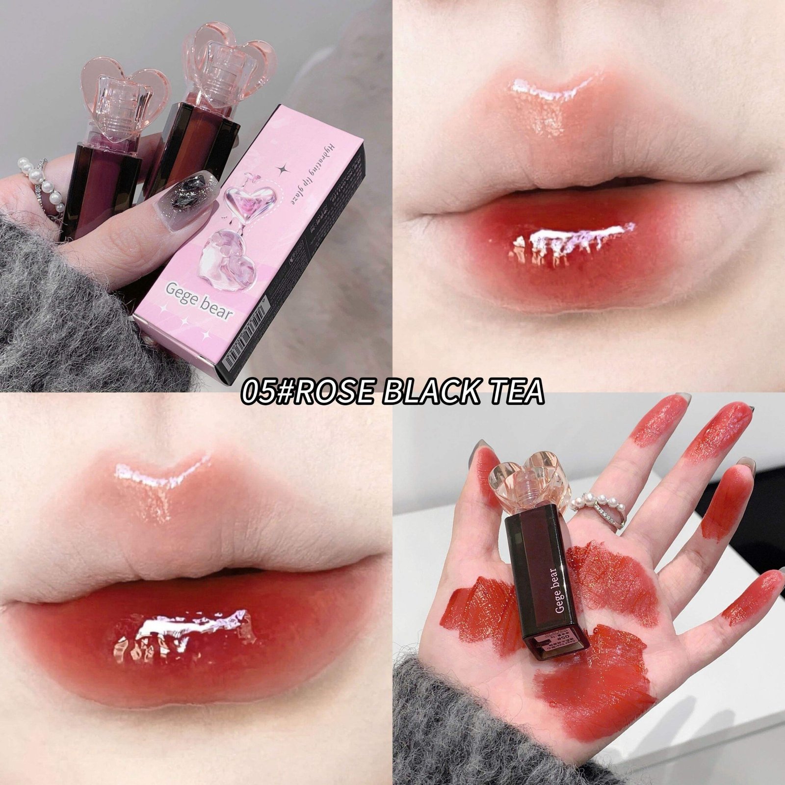 GEGEBEAR Sweetheart translucent moisturizing lip glaze - Image 5