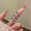 3-piece-heart-bow-ring-set-02 3-Piece Heart & Bow Ring Set