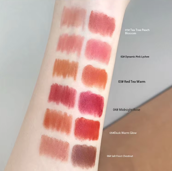 KAKASHOW Soft Fog Double Head Lipliner+Lipstick