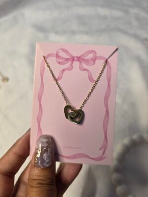 interlocking-double-heart-stainless-steel-necklace Interlocking Double Heart Stainless Steel Necklace for Women