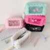korean-kawaii-bow-plush-pencil-makeup-bag-03 Korean Kawaii Bow Plush Pencil & Makeup Bag