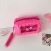 korean-kawaii-bow-plush-pencil-makeup-bag-04 Korean Kawaii Bow Plush Pencil & Makeup Bag