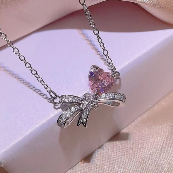 love-bow-diamond-style-3-piece-jewelry-set-02 Love Bow Full Diamond-Style 3-Piece Jewelry Set