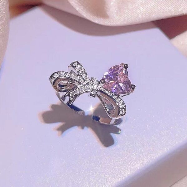 love-bow-diamond-style-3-piece-jewelry-set-04 Love Bow Full Diamond-Style 3-Piece Jewelry Set