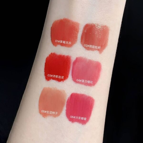 MAGIC CASA Strawberry Rabbit Water-Light Lip Glaze 6-Piece Set