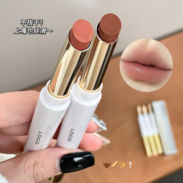 KAKASHOW Soft Fog Double Head Lipliner+Lipstick