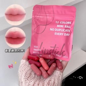 MAGIC CASA 12 Colors Smooth Capsule Lipstick - #01