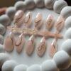 nude-gold-abstract-floral-press-on-nails-04 Nude Gold Abstract Floral Press-On Nails Set