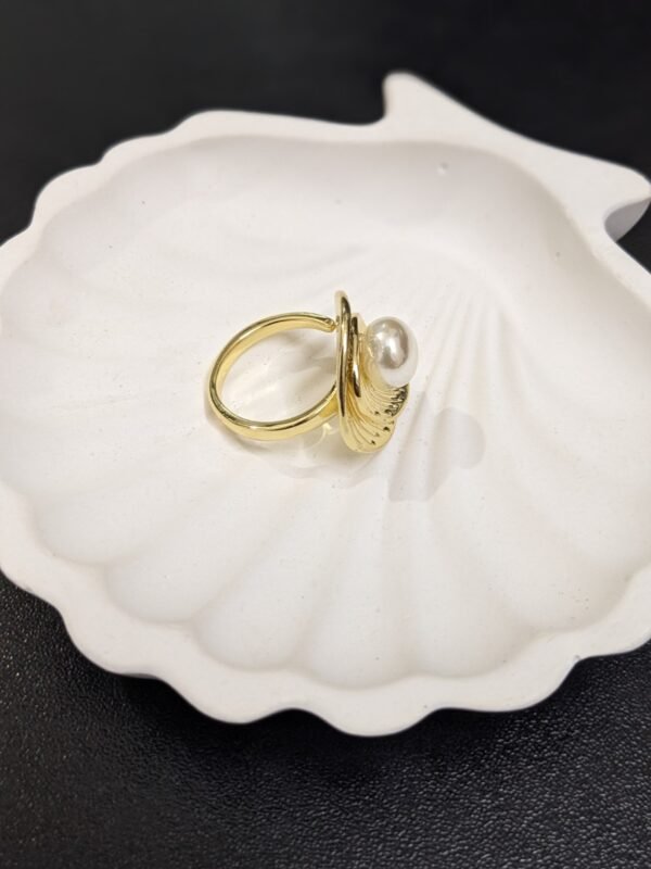 stainless-steel-pearl-swirl-ring-04 Stainless Steel Pearl Swirl Statement Ring