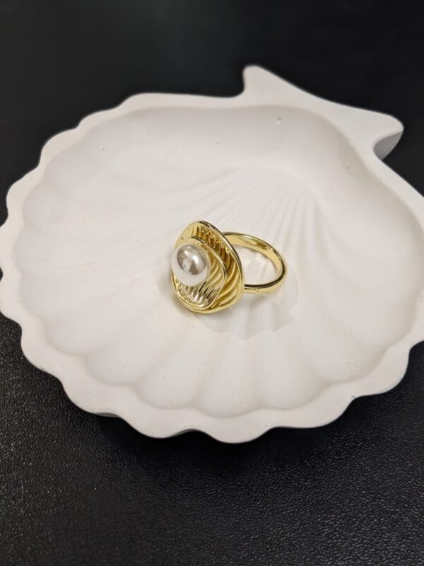 stainless-steel-pearl-swirl-ring-05 Stainless Steel Pearl Swirl Statement Ring