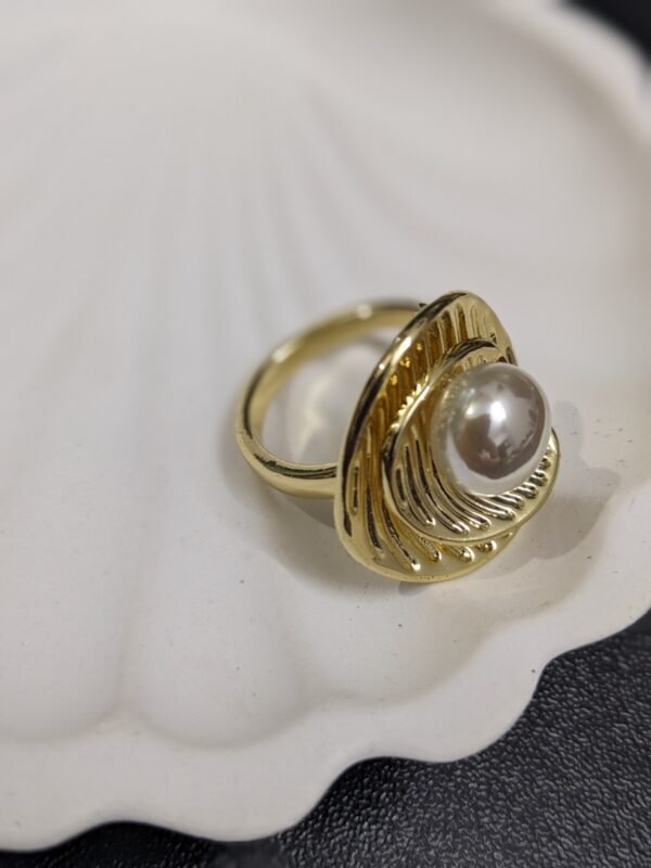 stainless-steel-pearl-swirl-ring-06 Stainless Steel Pearl Swirl Statement Ring