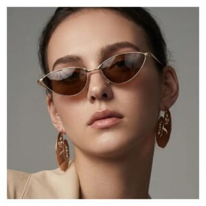 Unisex Full Frame Cat Eye Sunglasses