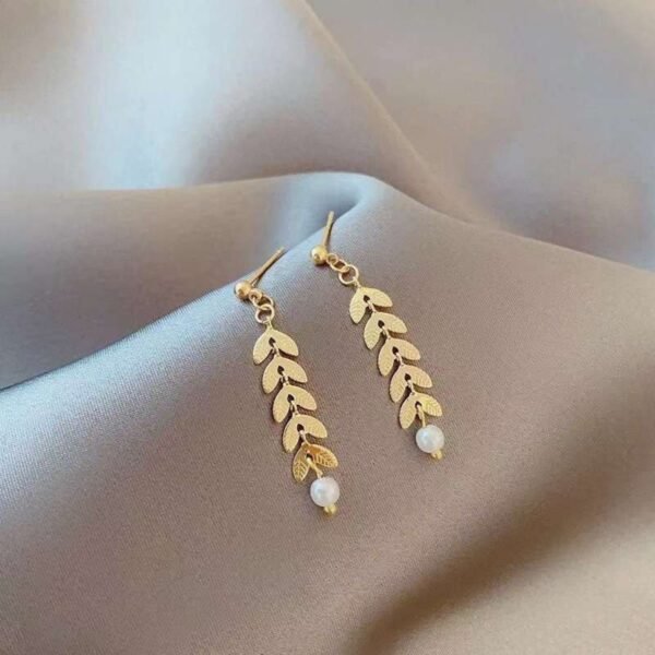 wheat-ear-pearl-jewelry-set-02 Wheat Ear Pearl Necklace, Earrings & Bracelet Set