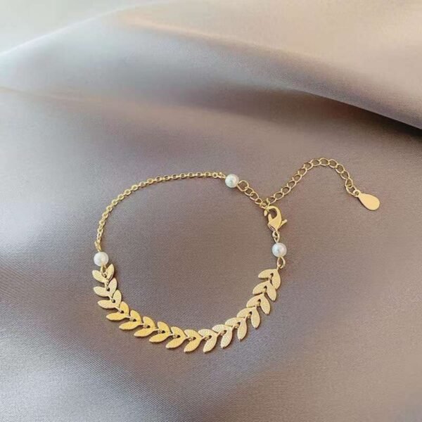 wheat-ear-pearl-jewelry-set-03 Wheat Ear Pearl Necklace, Earrings & Bracelet Set