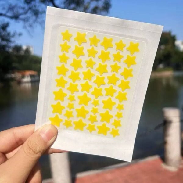 yellow-star-hydrocolloid-pimple-patch-48-pieces Yellow Star Hydrocolloid Pimple Patch โ 48 Pieces