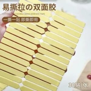 1000058806 30PCS Double-Sided Nail Adhesive Sticker Tabs