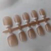 Classic Beige Nude French Tip Press-On Nails
