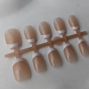 Classic Beige Nude French Tip Press-On Nails