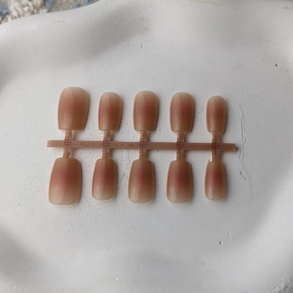 Peach Blush Nude Ombre Press-On Nails