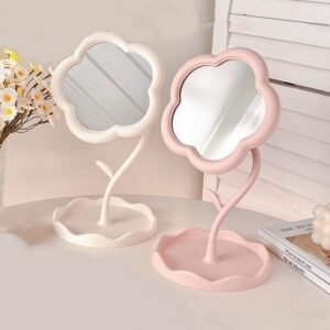 flower-shape-desktop-makeup-mirror-01 Flower Shape Desktop Makeup Mirror