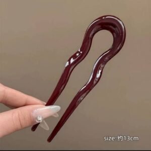 French U-Shaped Vintage Hair Fork Pin