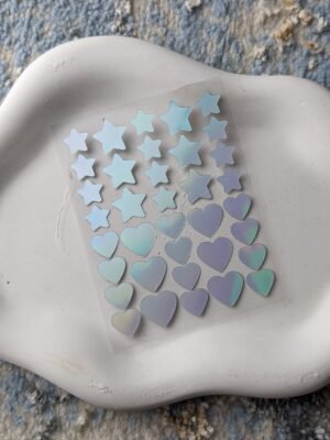HITWORKER Holographic Star & Heart Hydrocolloid Pimple Patches