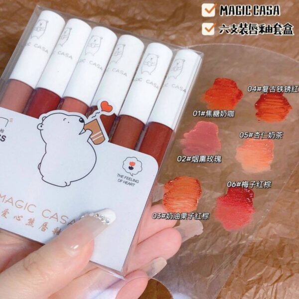 magic-casa-six-piece-lipstick-set-01 Magic Casa 6-Piece Velvet Matte Liquid Lipstick Set