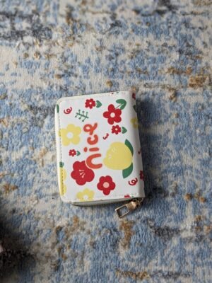 nice-floral-lemon-zip-mini-purse-01 Nice Floral Lemon Zip Mini Purse