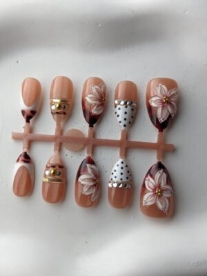 peach-blossom-crystal-3d-press-on-nails-1 Peach Blossom Crystal 3D Press-On Nails